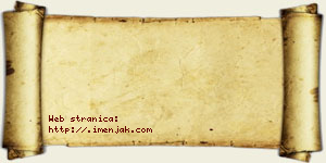 Danijel Hrnjaković vizit kartica